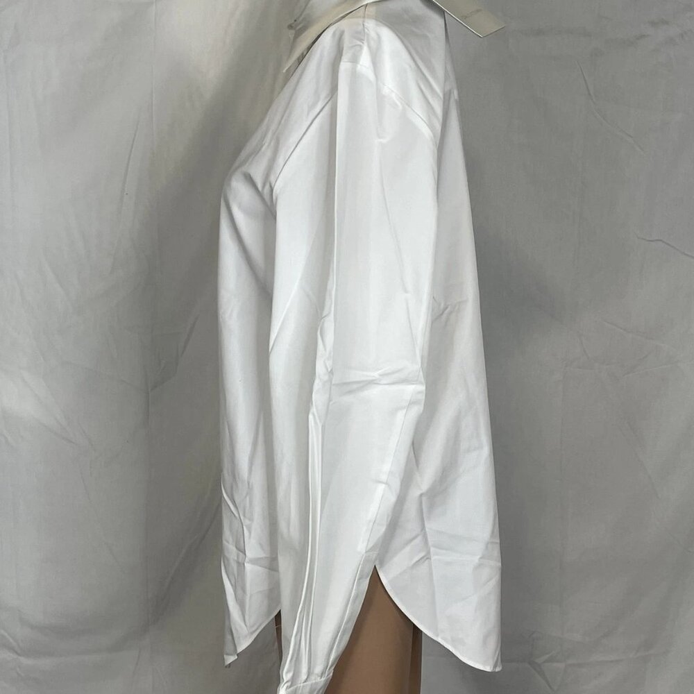 New Calcaterra Women’s Basic Button-Up Blouse Whi… - image 6
